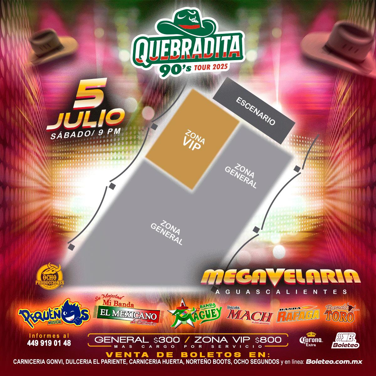 QUEBRADITA 90s - Tour 2025
